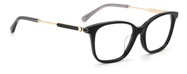 Premium Women Kate Spade Model Eyeglasses: Calandra / F - Black(2)- SpecSMART Eye Clinic (Diagonal View)